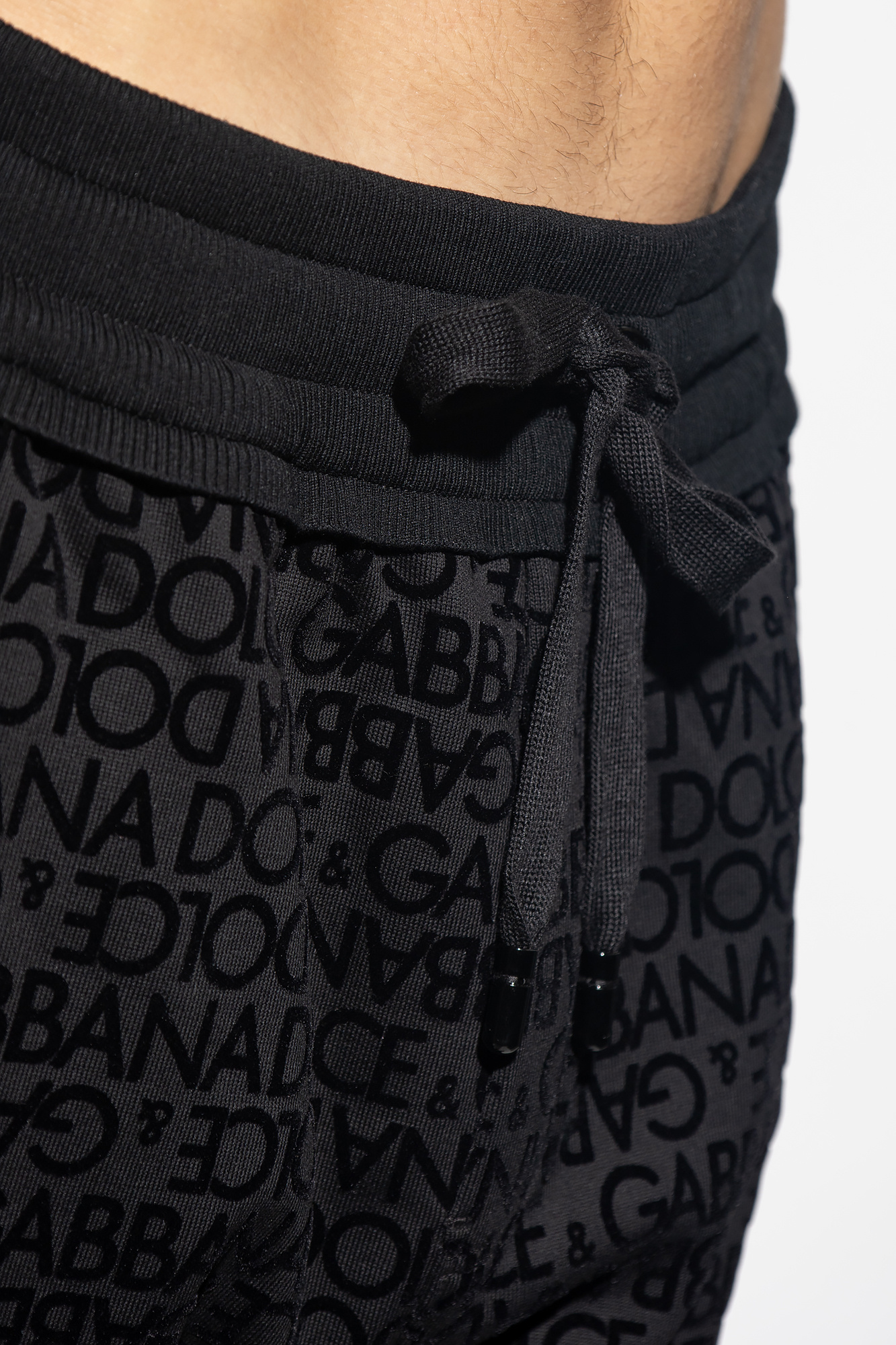 【DOLCE&GABBANA】ギャバジン パラッツォ パンツ ブラックのウィメンズ パラッツォパンツ ギャバジン